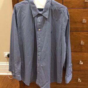 RALPH LAUREN Blue Checkered Shirt. By 3XB Big